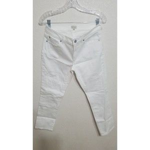 Cremieux Womens Size 6 White Jeans